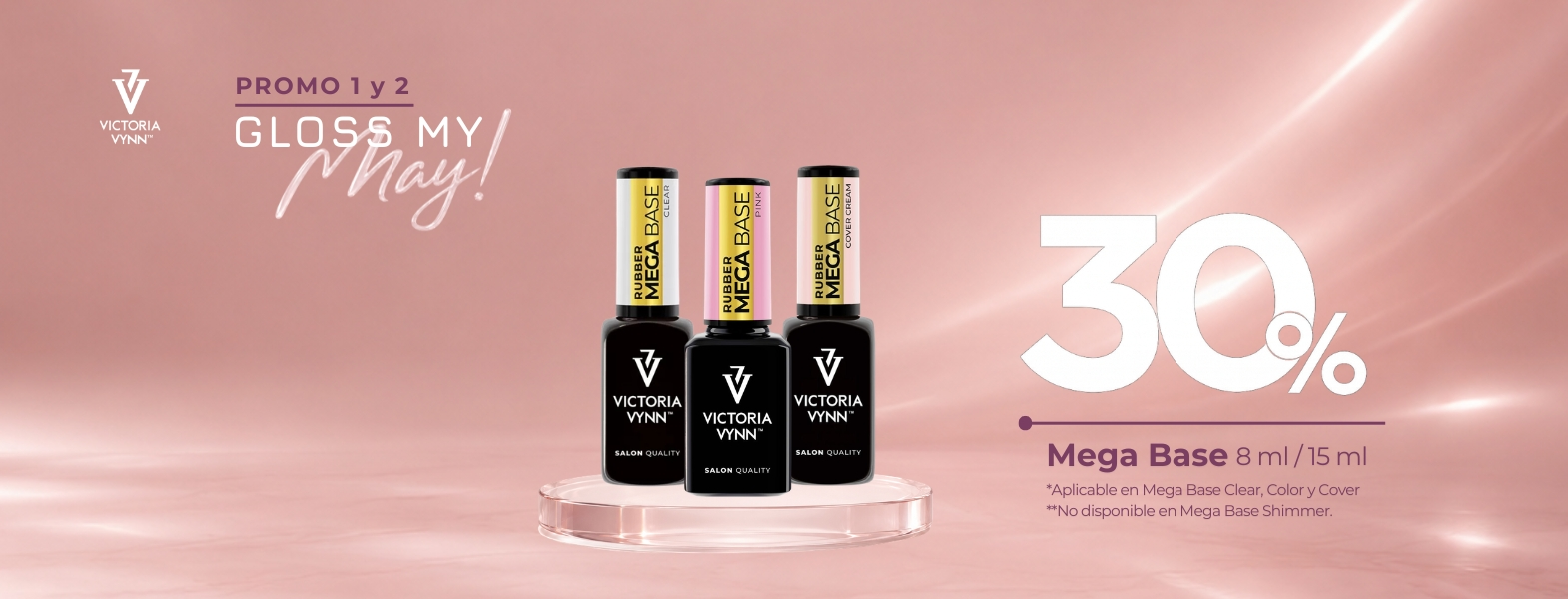 Mega Base Victoria Vynn en promoción para manicura híbrida profesional